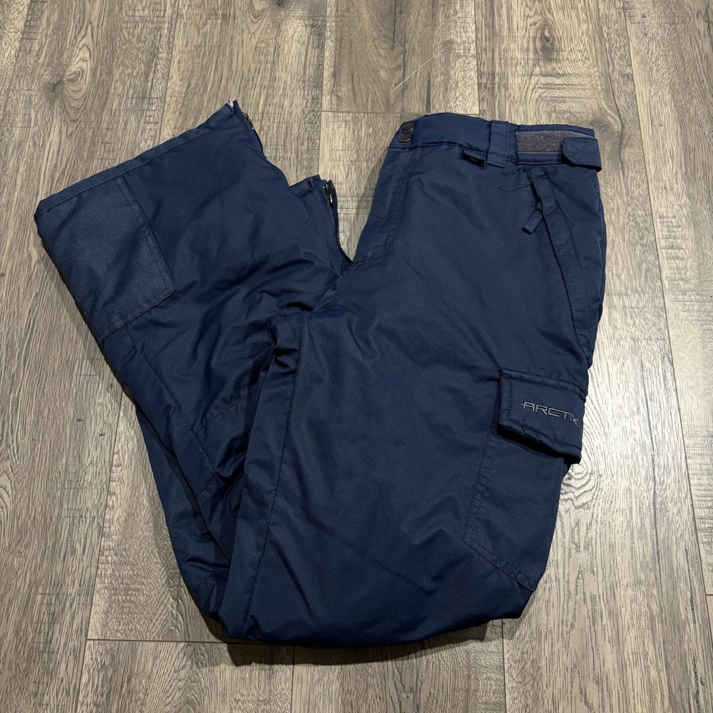 Arctix Snow Pants Mens Small Blue Insulated Ski Snowboard Cargo Water Resistant